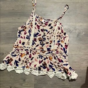 Floral tank top
